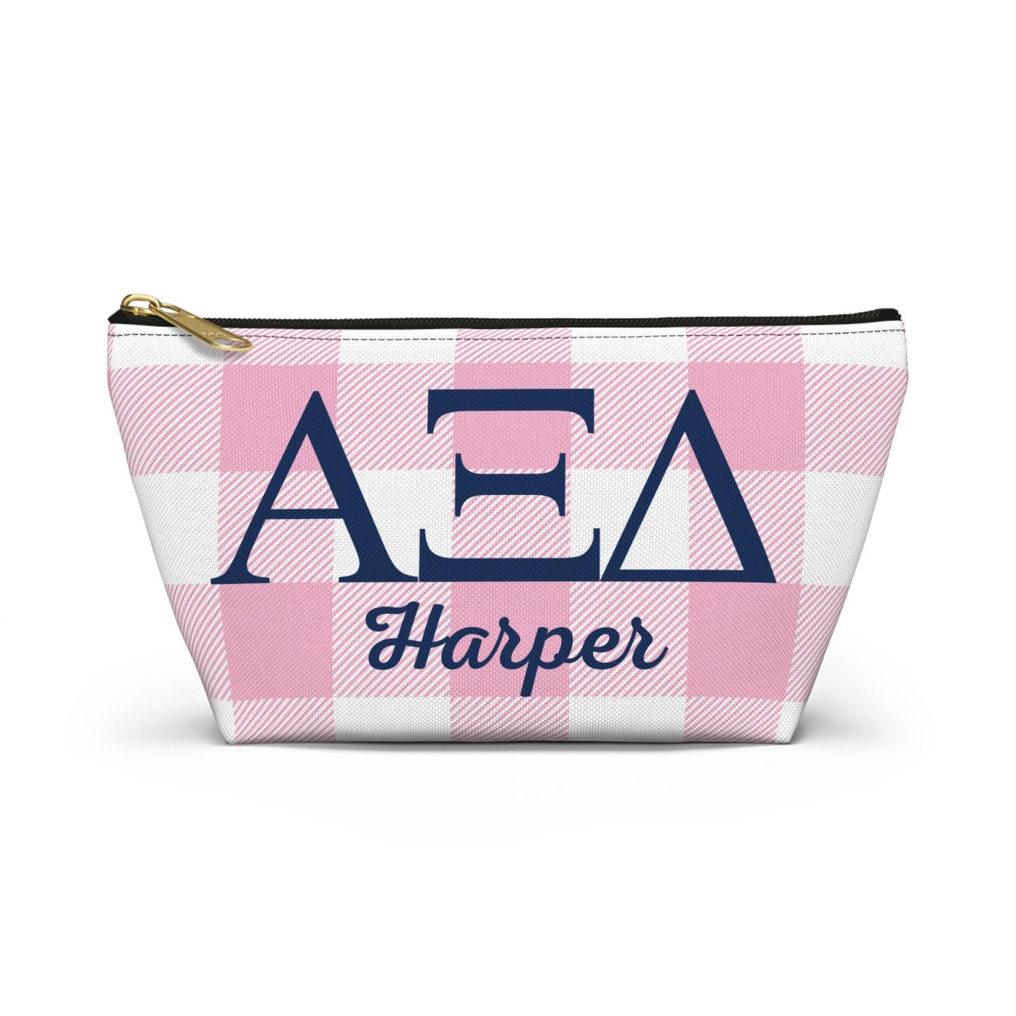 Personalized Alpha Xi Delta Makeup Bag