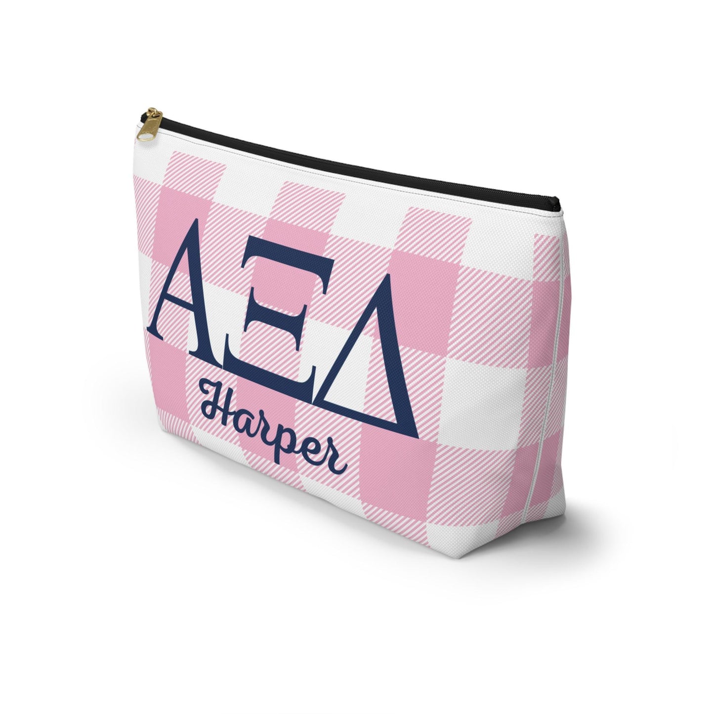 Personalized Alpha Xi Delta Makeup Bag