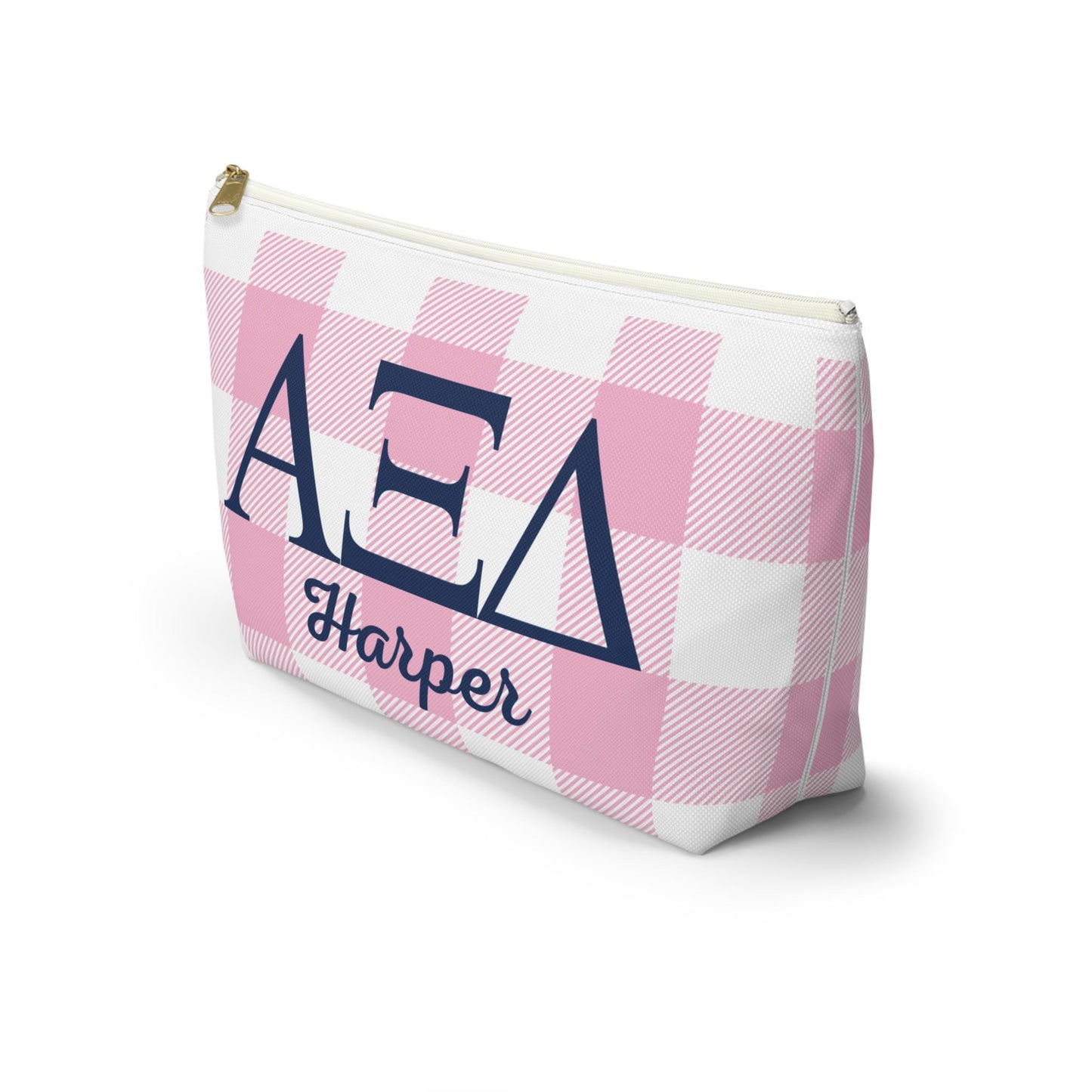 Personalized Alpha Xi Delta Makeup Bag