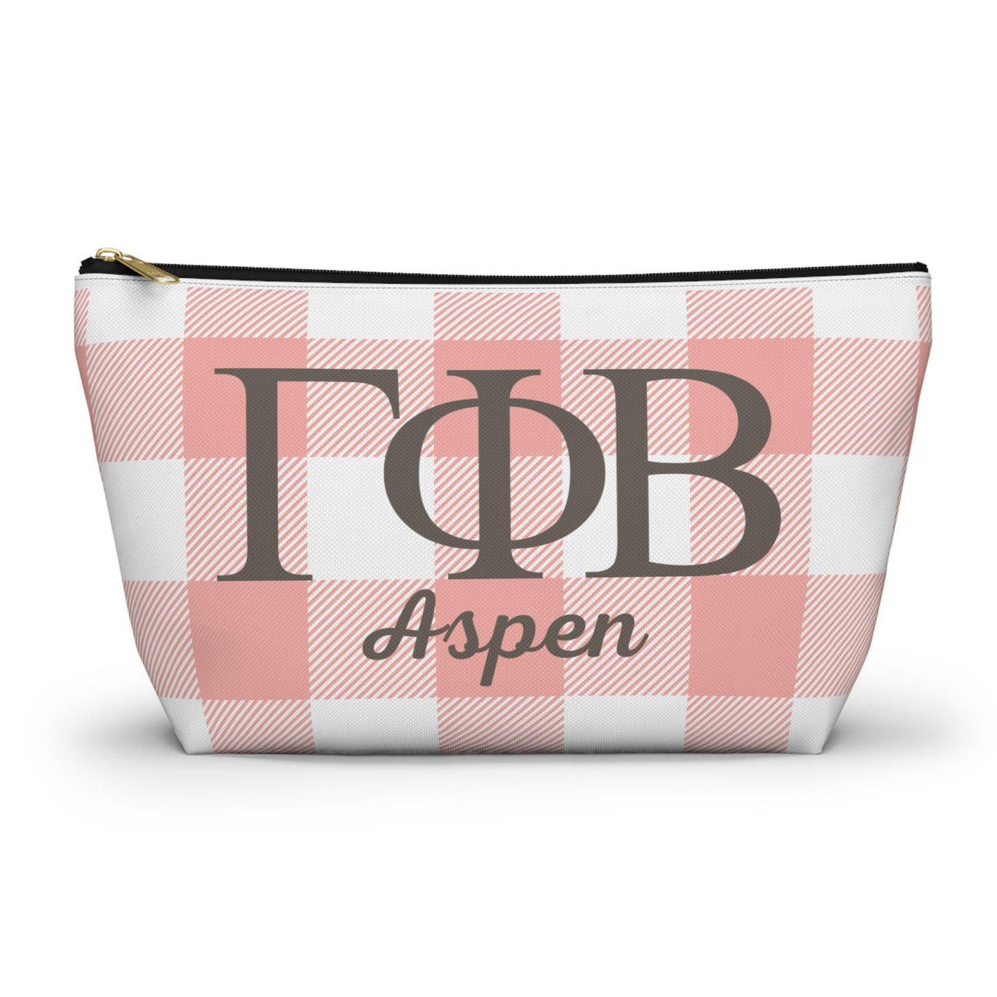 Personalized Gamma Phi Beta Sorority Makeup Bag