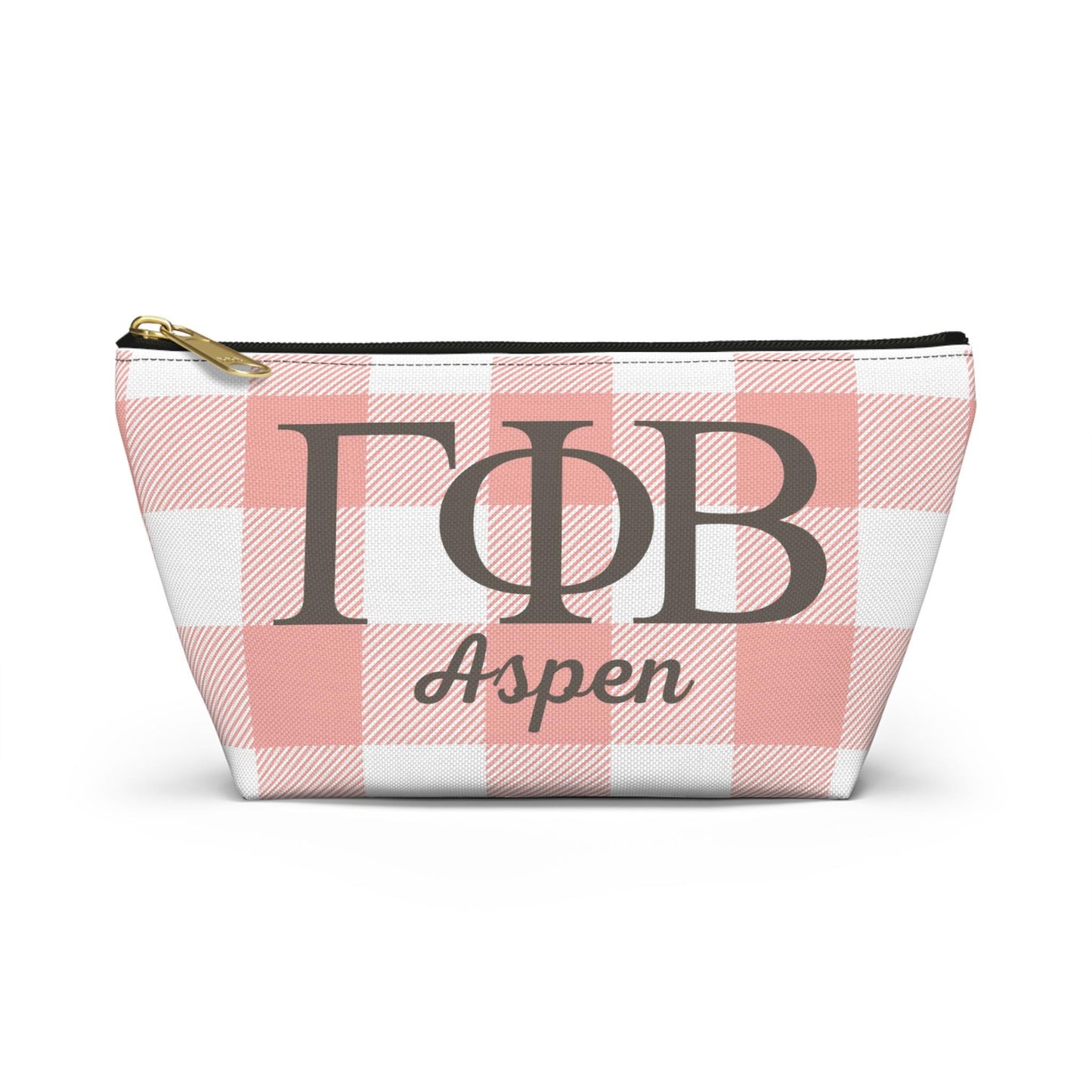 Personalized Gamma Phi Beta Sorority Makeup Bag