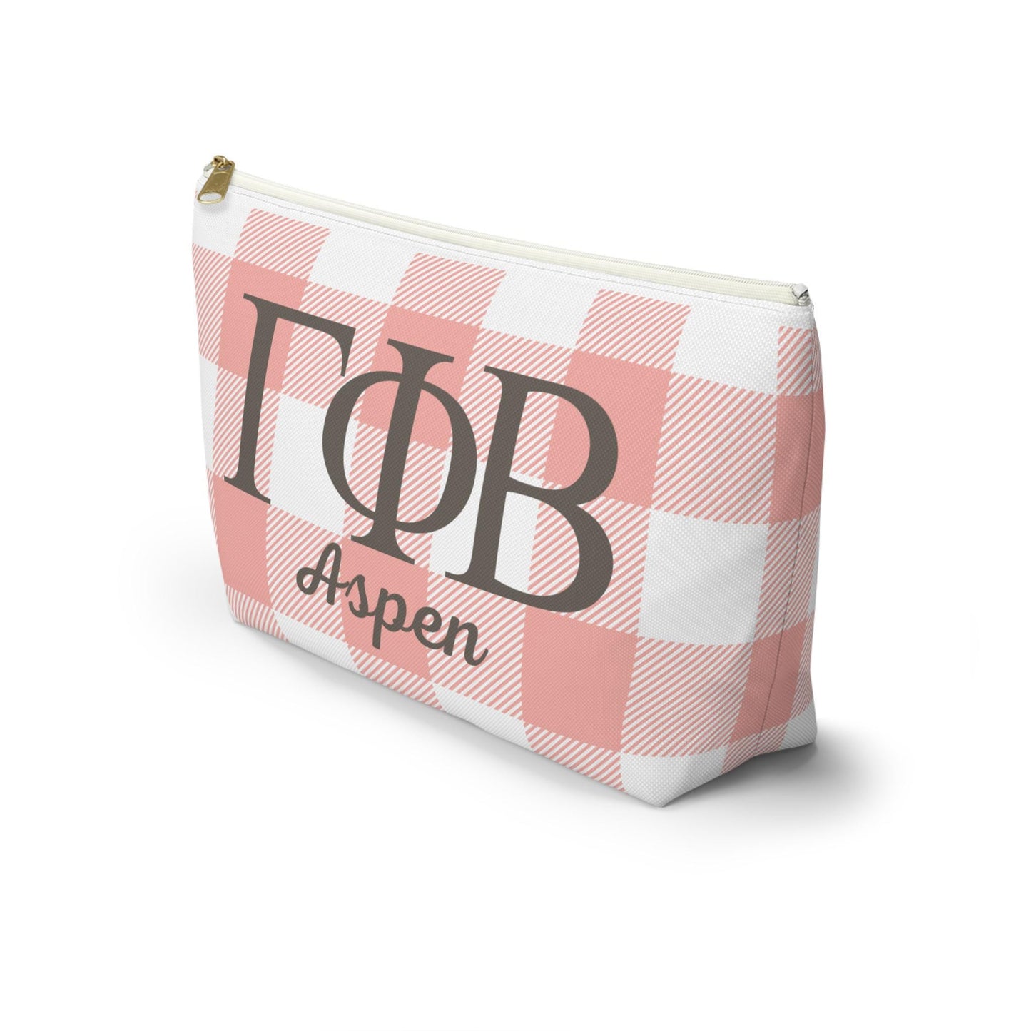 Personalized Gamma Phi Beta Sorority Makeup Bag