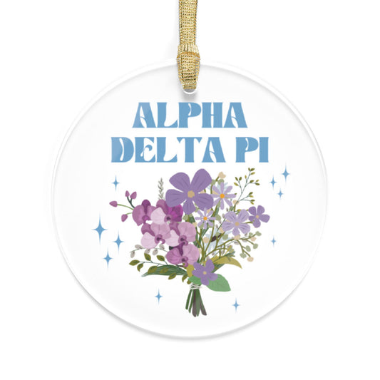 Alpha Delta Pi Christmas Ornament