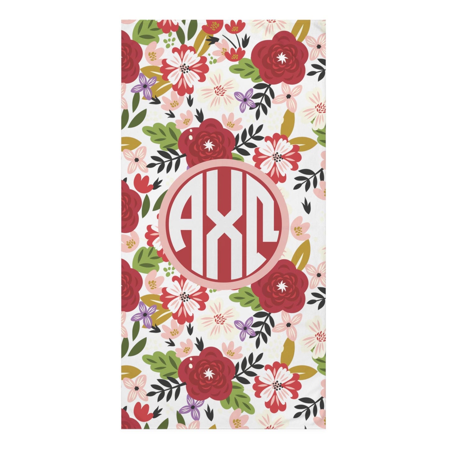 Alpha Chi Omega Beach Towel