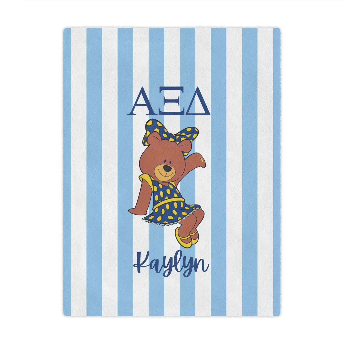 Personalized Alpha Xi Delta Blanket