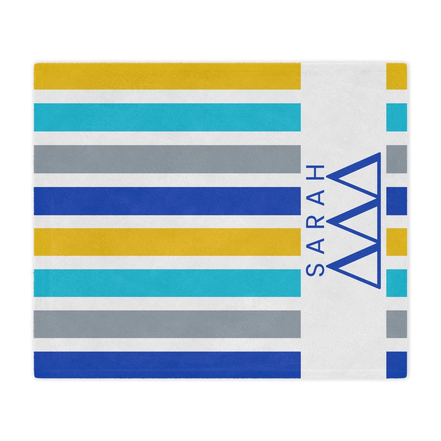 Personalized Tri Delta Blanket