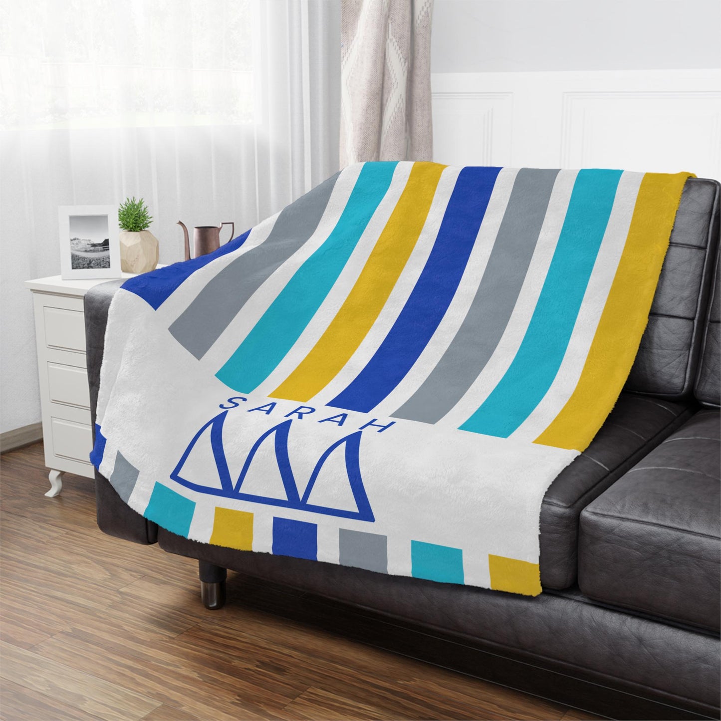 Personalized Tri Delta Blanket