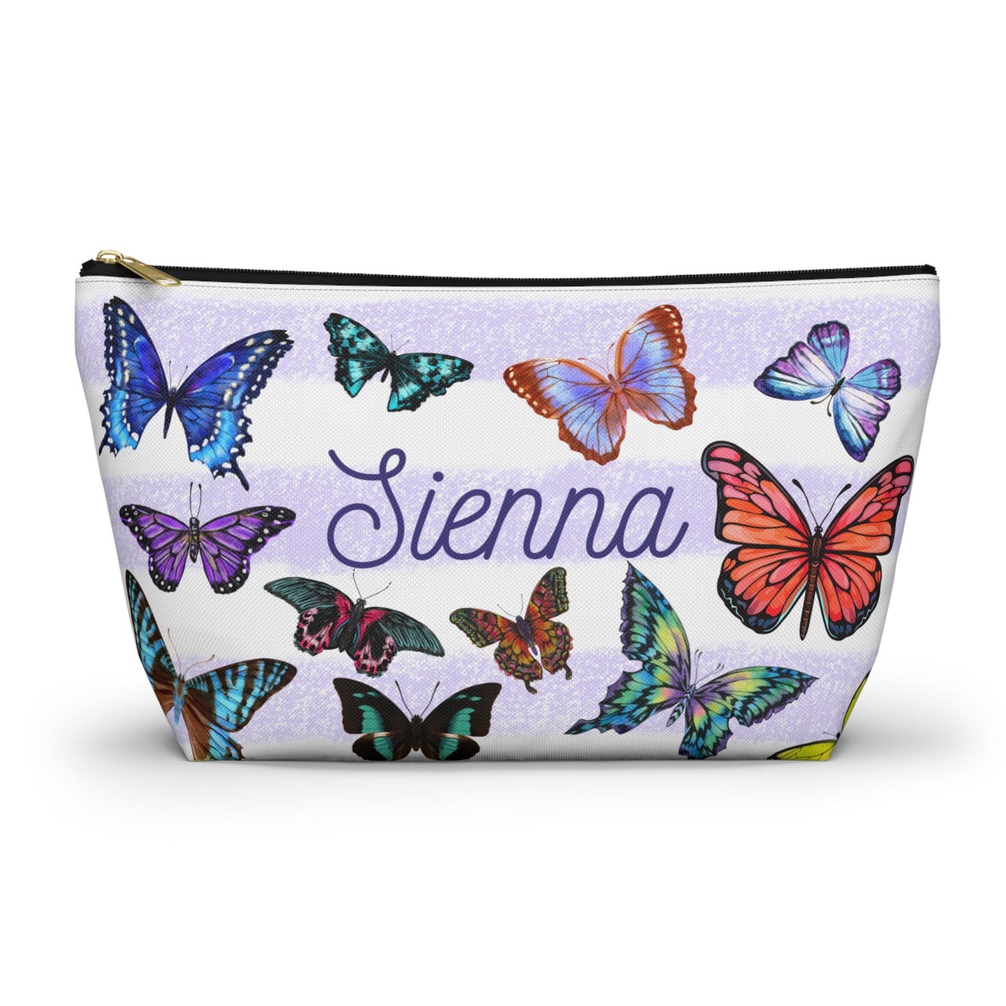 Personalized Butterfly Makeup Bag