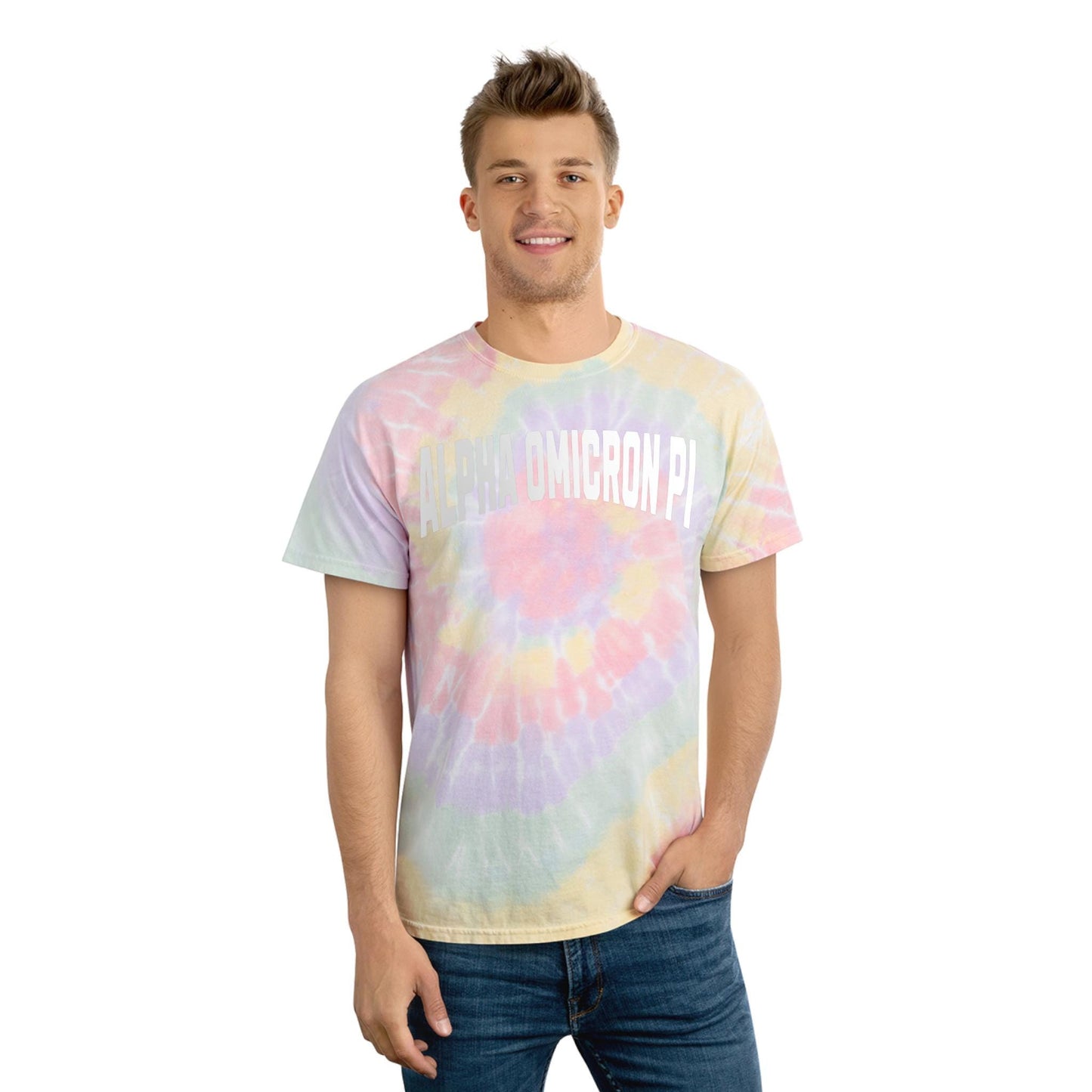 Alpha Omicron Pi Tie Dye T-shirt