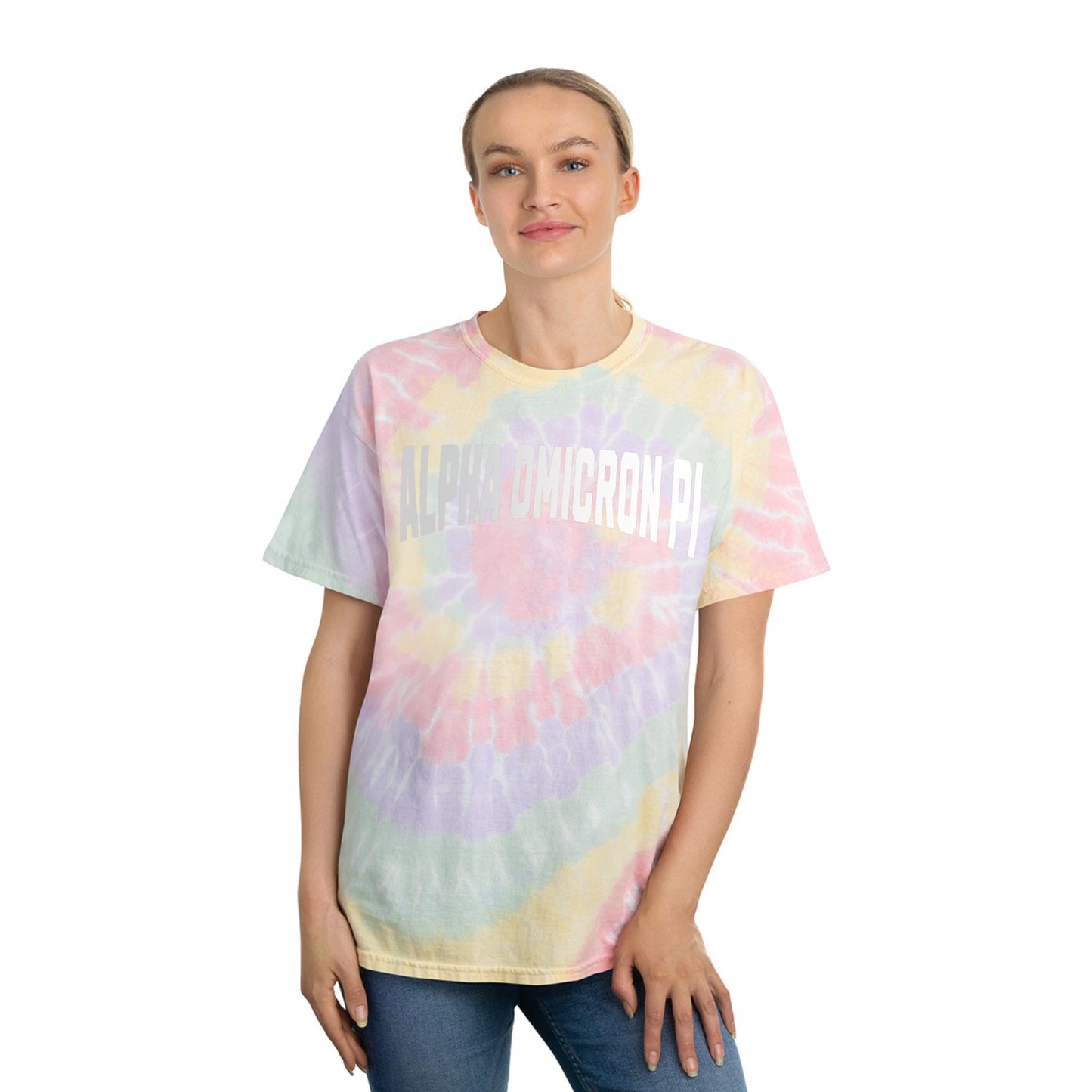 Alpha Omicron Pi Tie Dye T-shirt