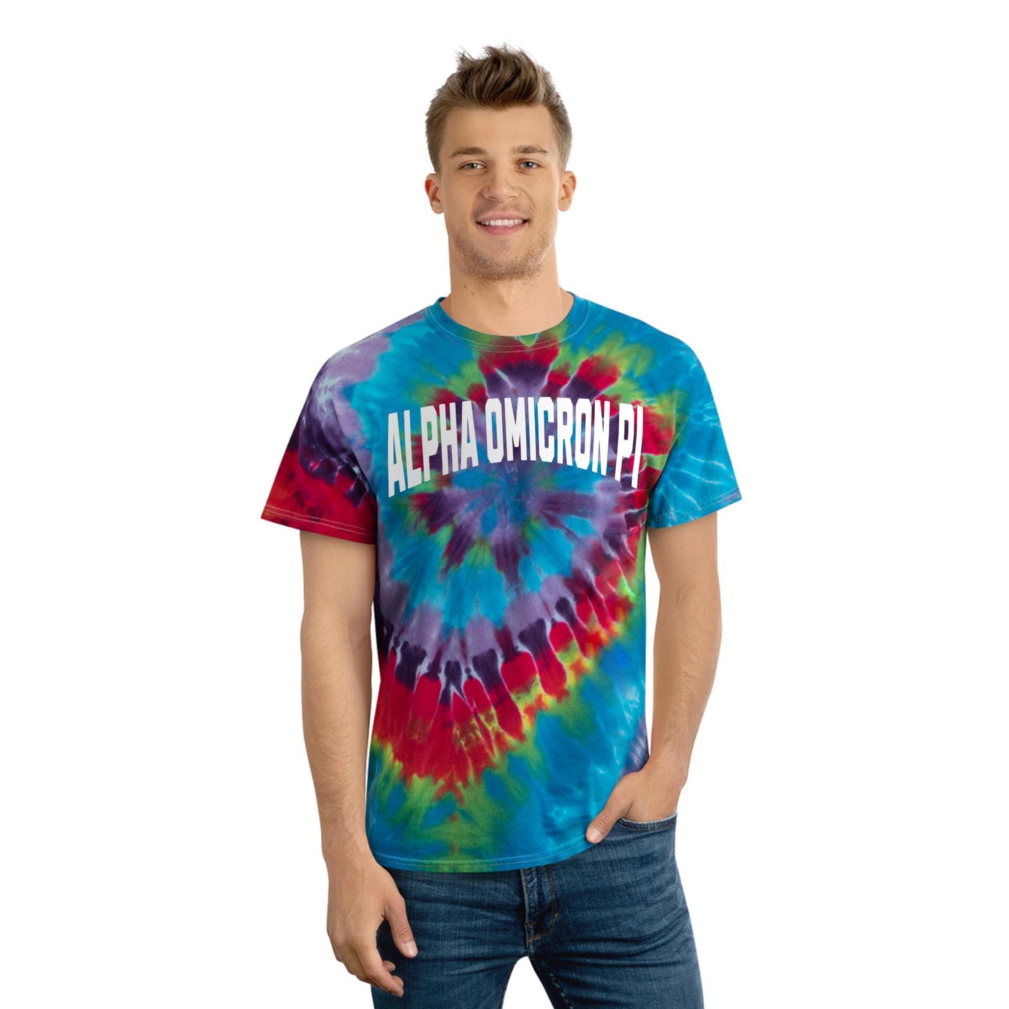 Alpha Omicron Pi Tie Dye T-shirt