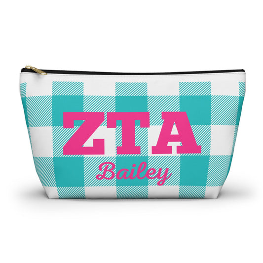 Personalized Zeta Tau Alpha Makeup Bag