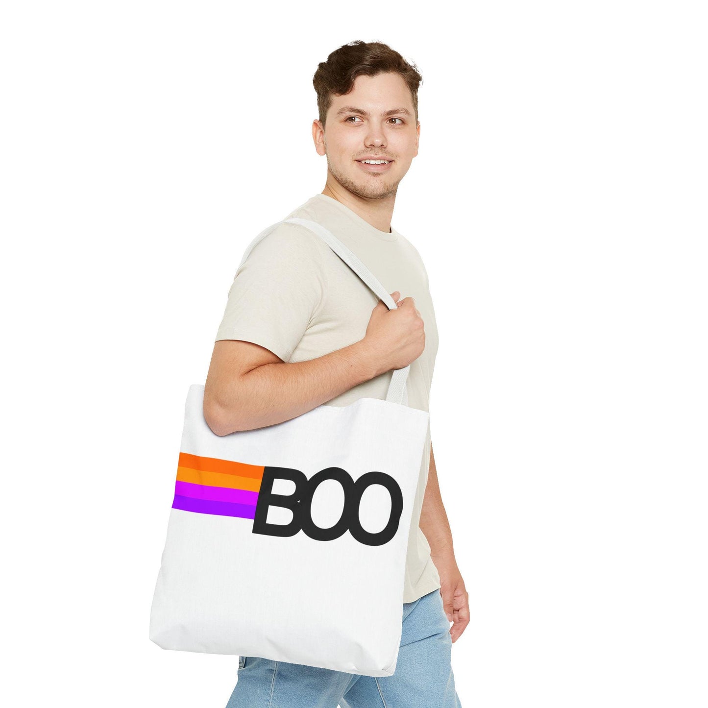 Retro Boo Trick or Treat Tote Bag