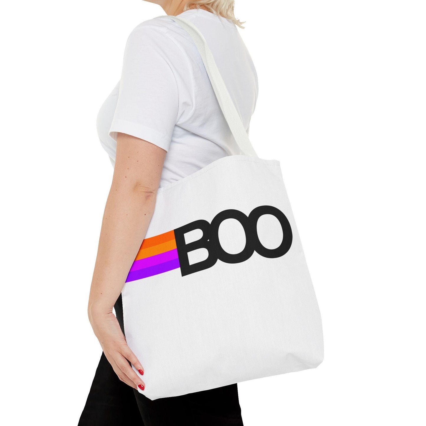 Retro Boo Trick or Treat Tote Bag