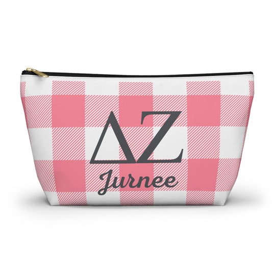 Personalized Delta Zeta Makeup Bag,