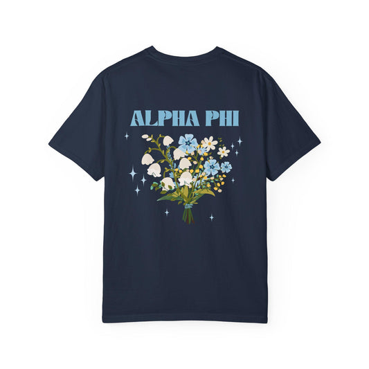 Alpha Phi Flower T-shirt