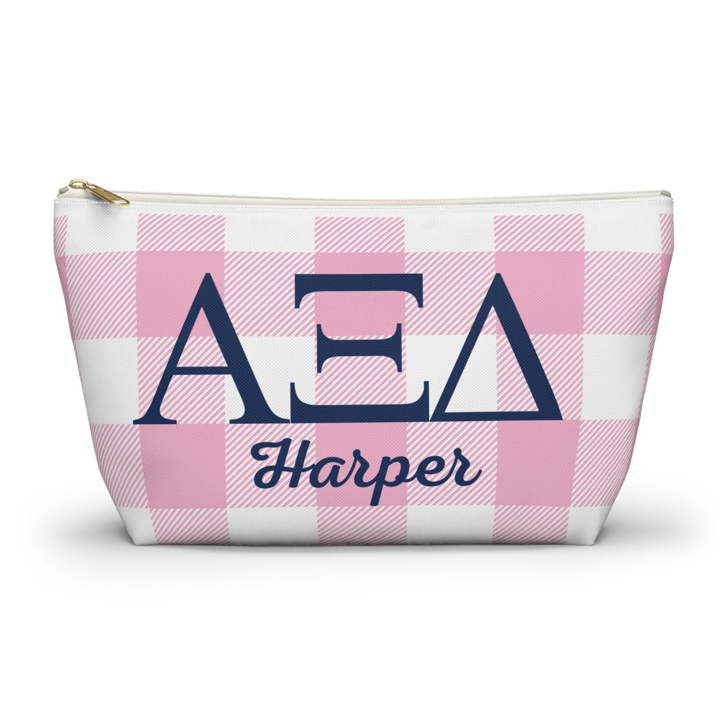 Personalized Alpha Xi Delta Makeup Bag