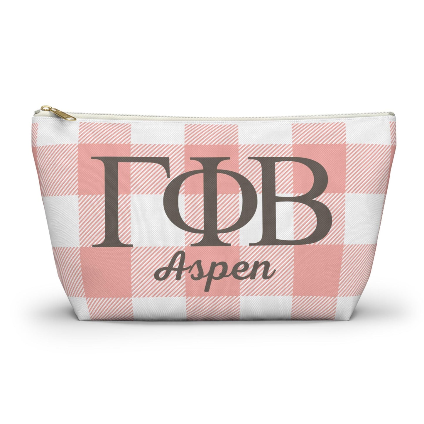 Personalized Gamma Phi Beta Sorority Makeup Bag