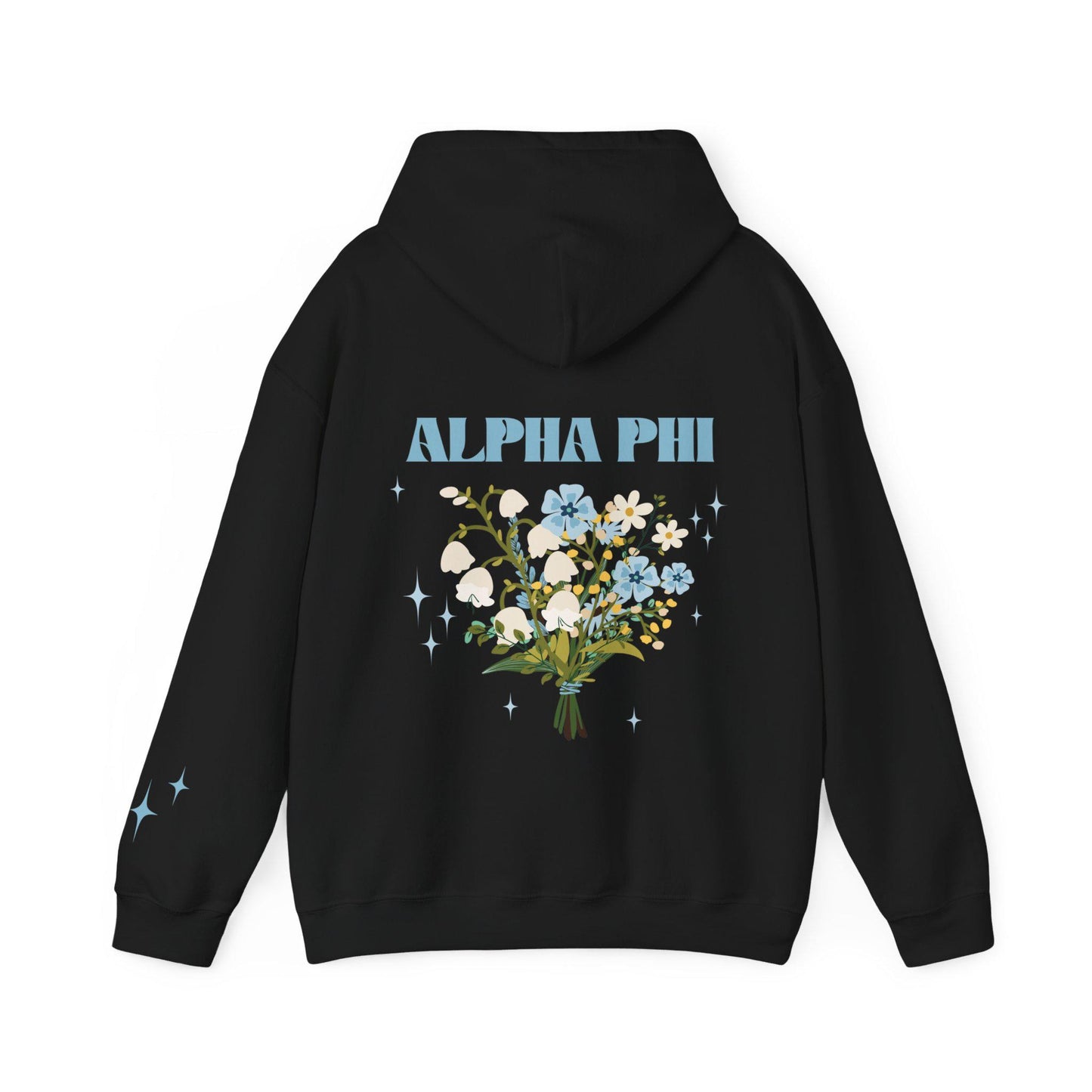 Alpha Phi Floral Hoodie