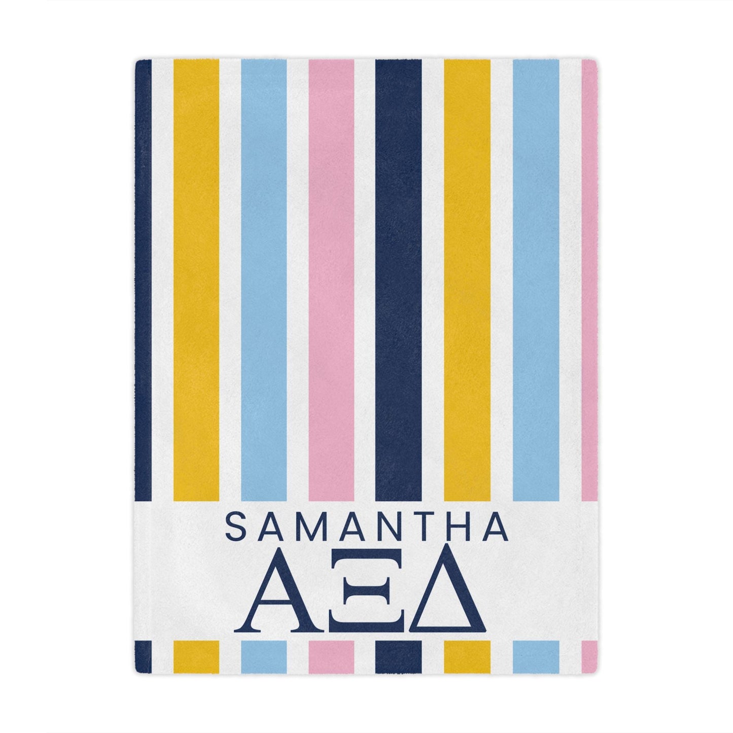 Personalized Alpha Xi Delta Blanket