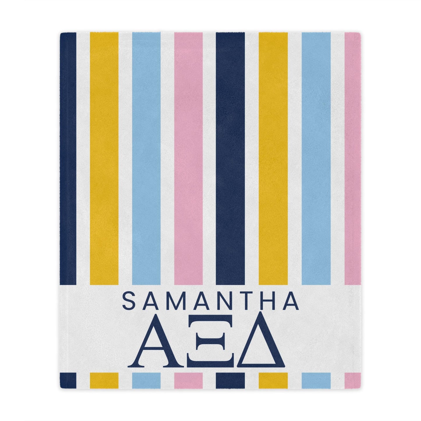 Personalized Alpha Xi Delta Blanket