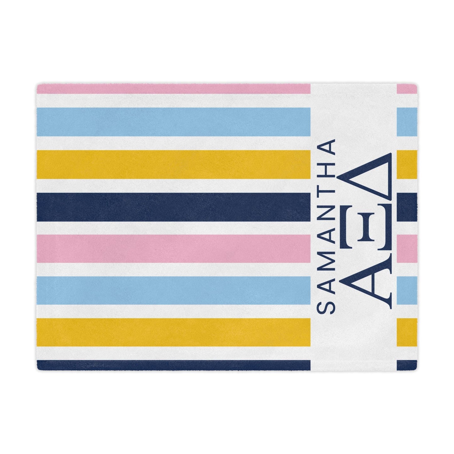 Personalized Alpha Xi Delta Blanket