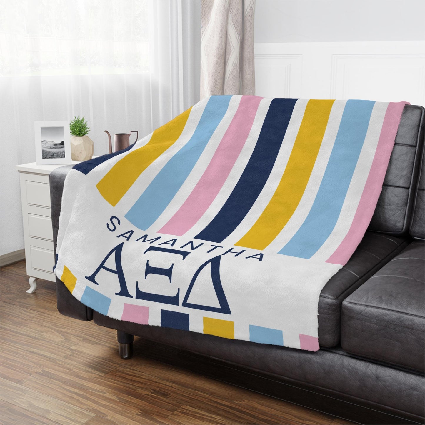 Personalized Alpha Xi Delta Blanket