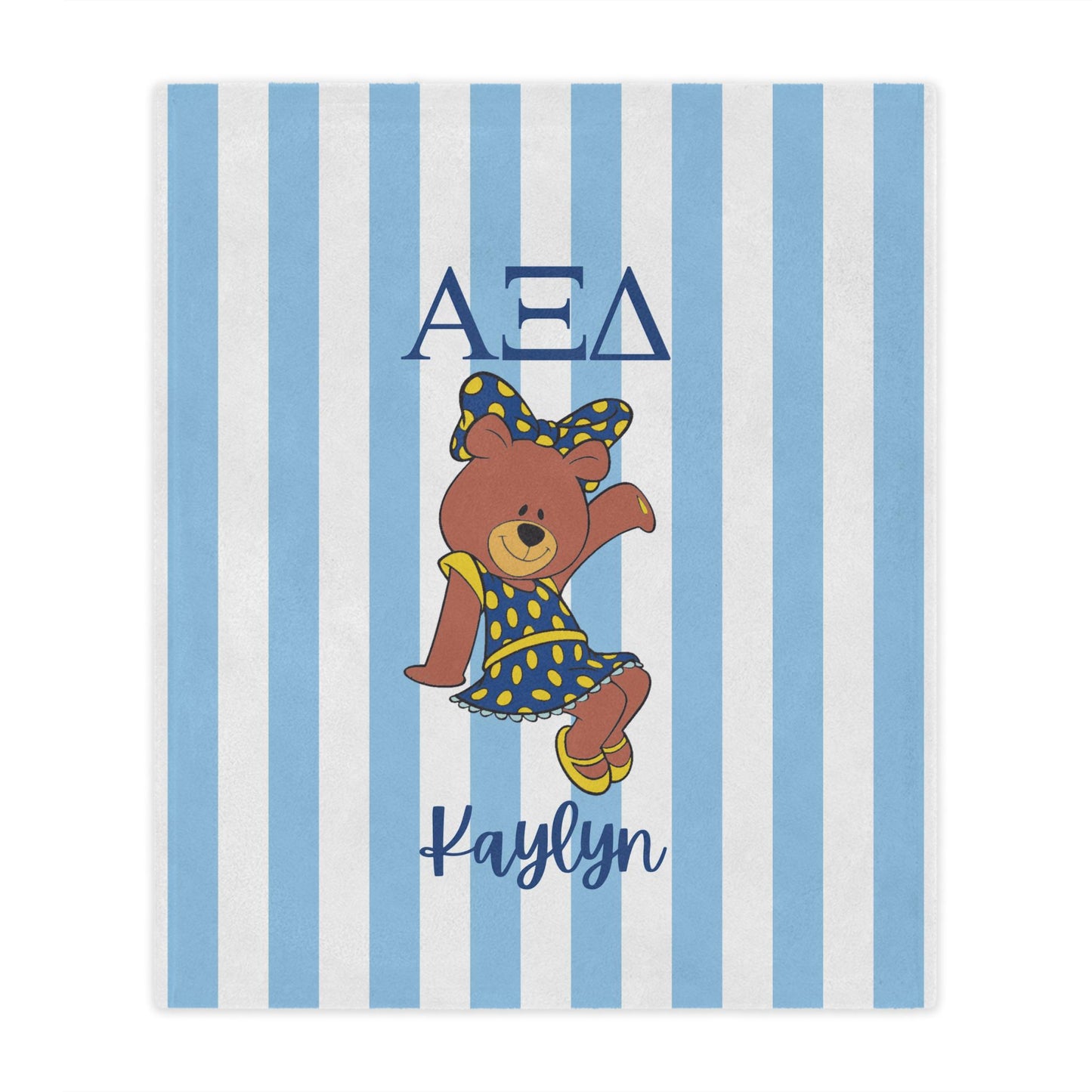 Personalized Alpha Xi Delta Blanket