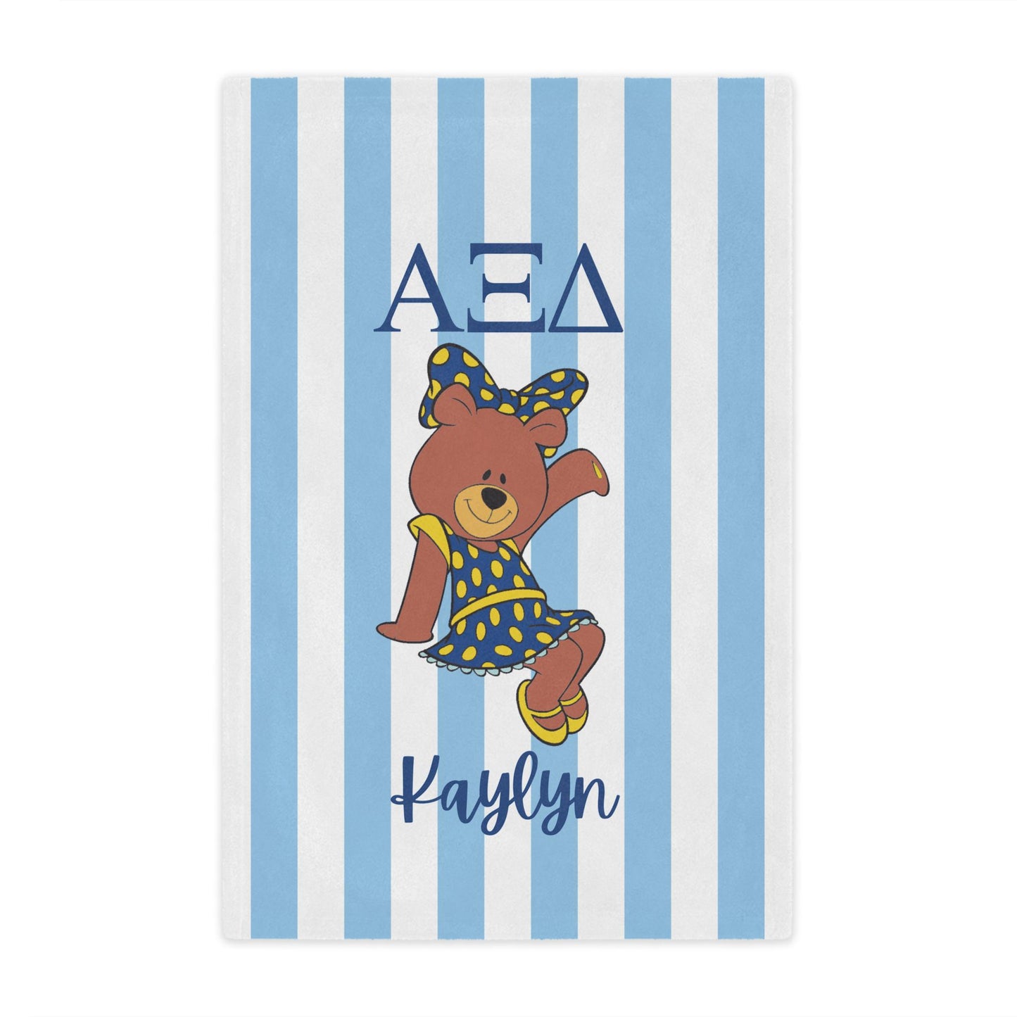 Personalized Alpha Xi Delta Blanket