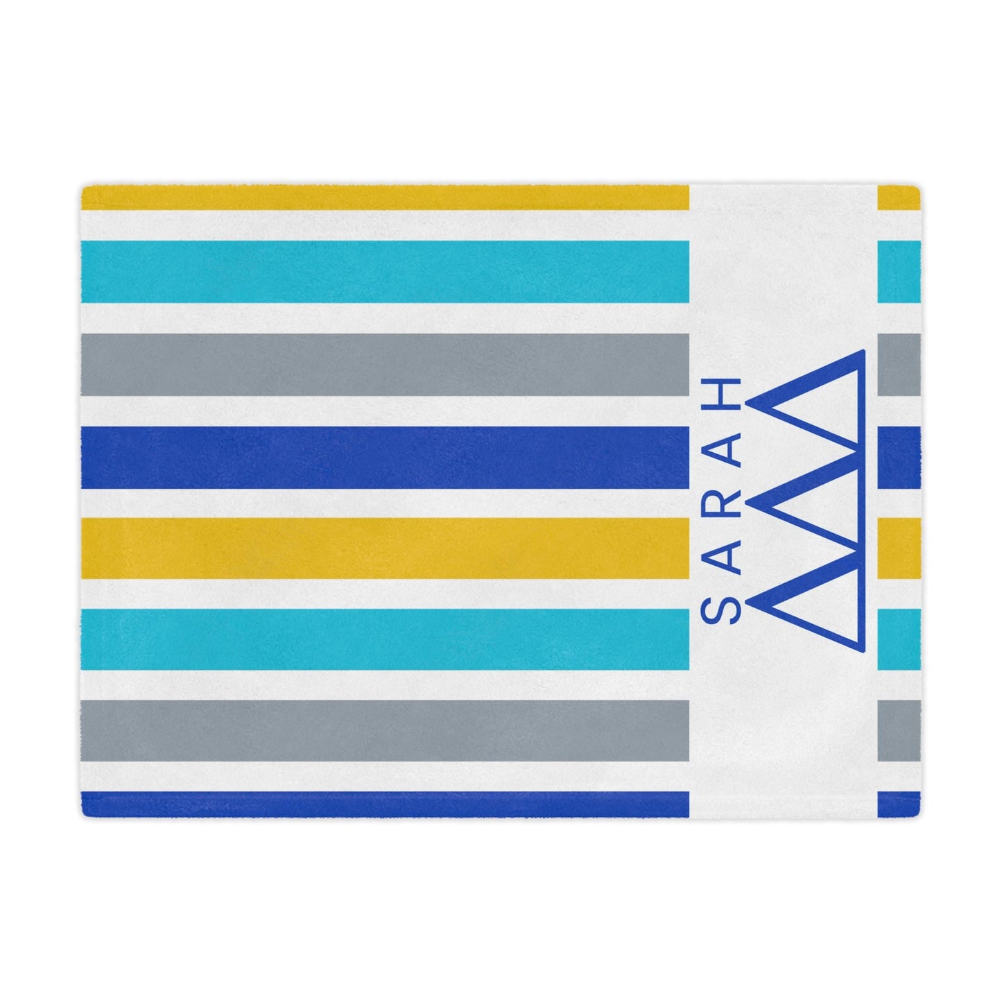 Personalized Tri Delta Blanket