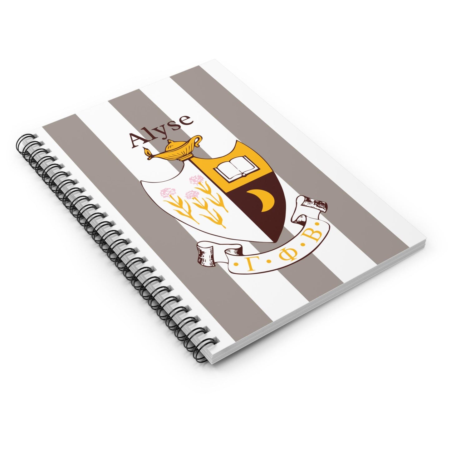 Personalized Gamma Phi Beta Notebook