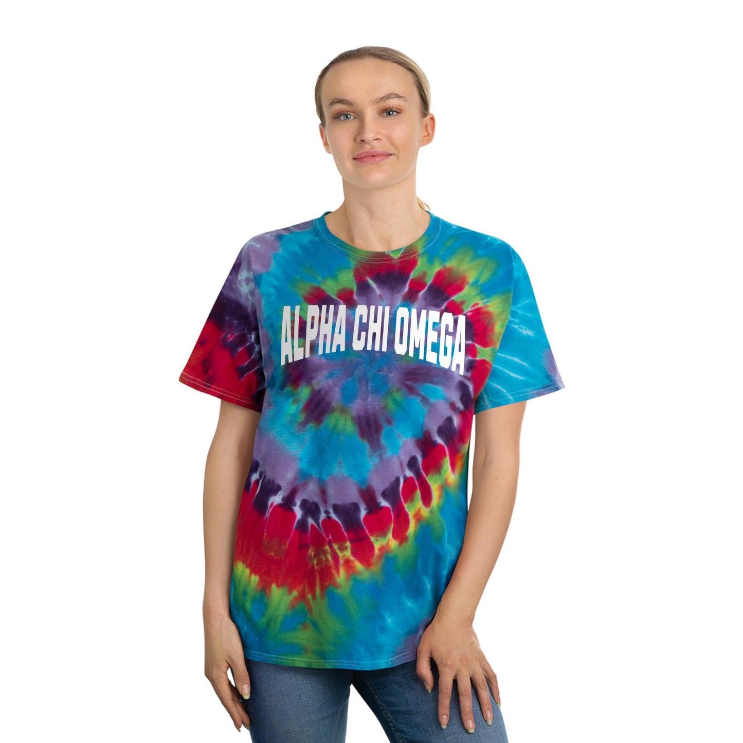 Alpha Chi Omega Tie Dye T-shirt