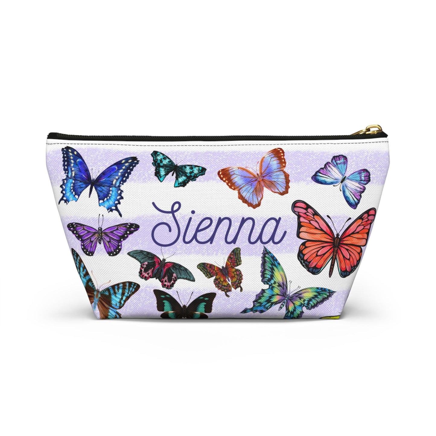 Personalized Butterfly Makeup Bag