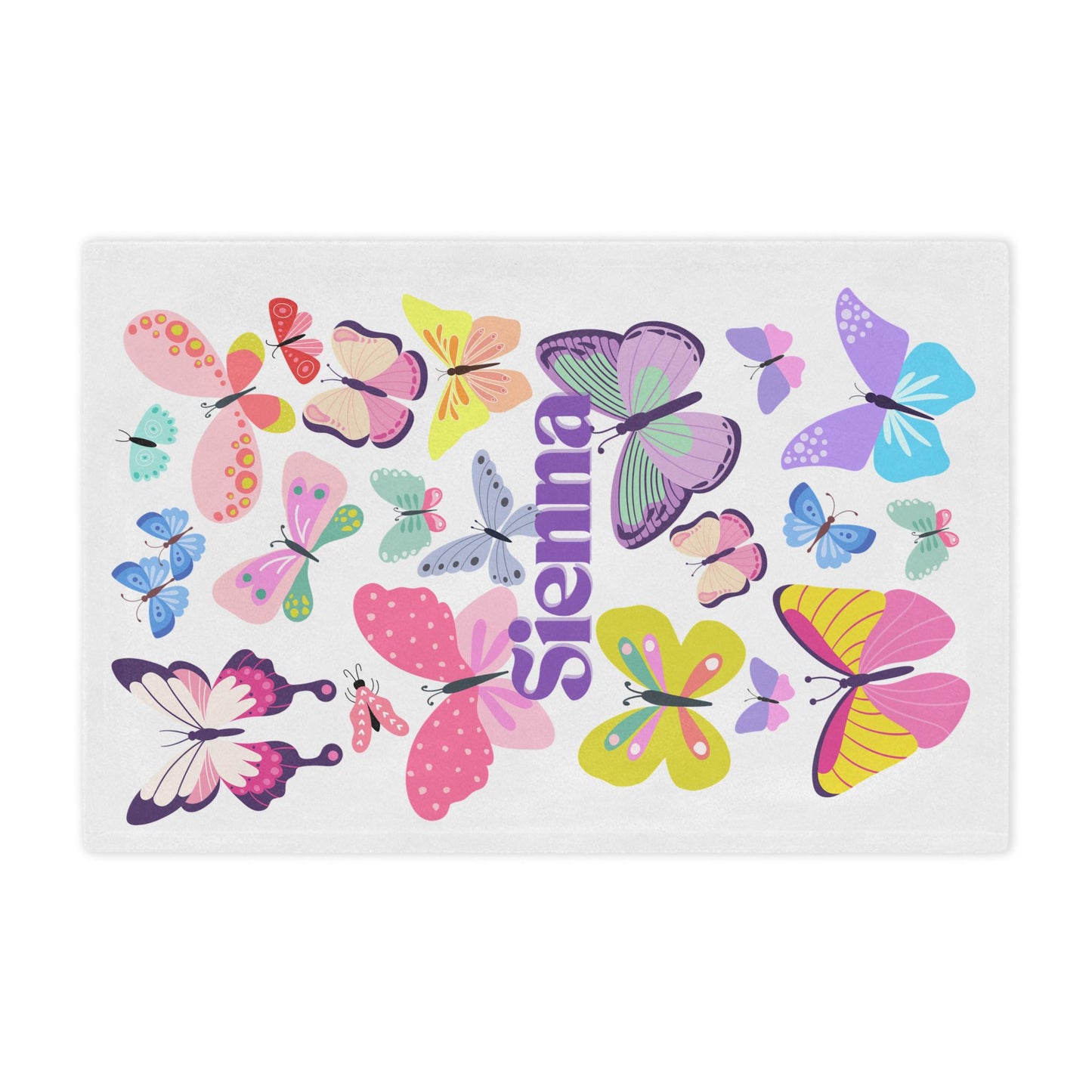 Personalized Butterfly Blanket