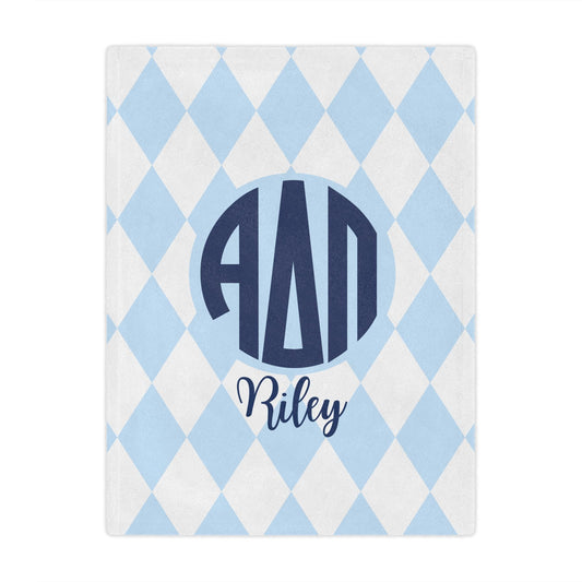 Personalized Alpha Delta Pi Blanket