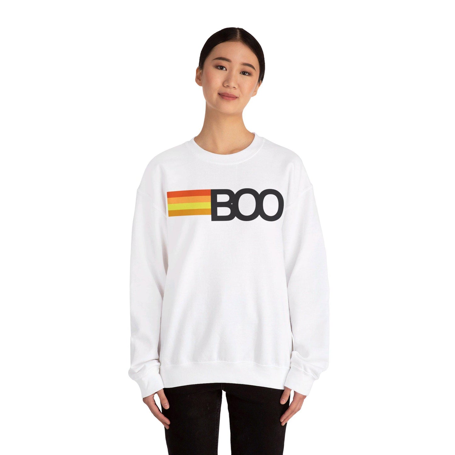 Boo sweatshirt, boo shirt, halloween crewneck, halloween sweatshirt preppy halloween sweatshirt, cute halloween sweater, retro halloween