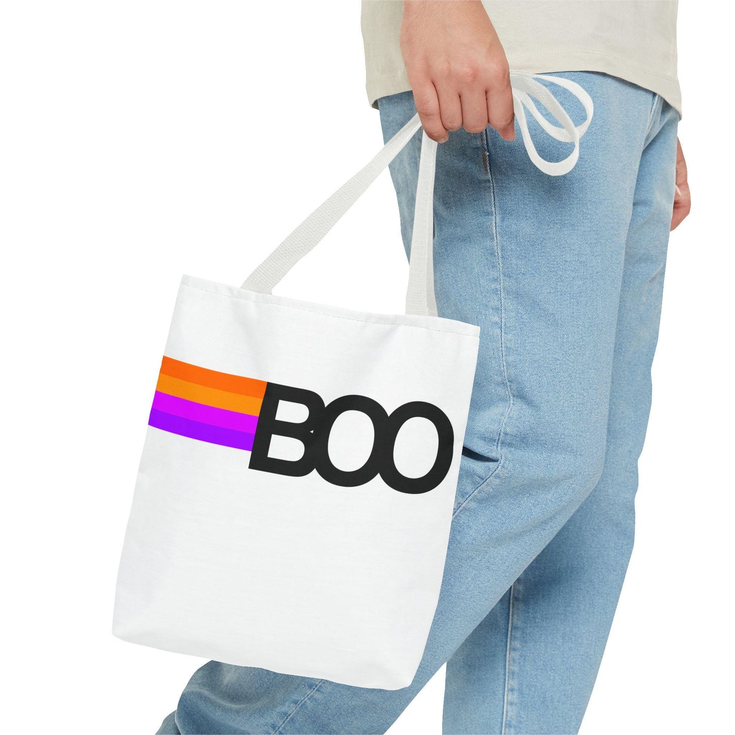 Retro Boo Trick or Treat Tote Bag