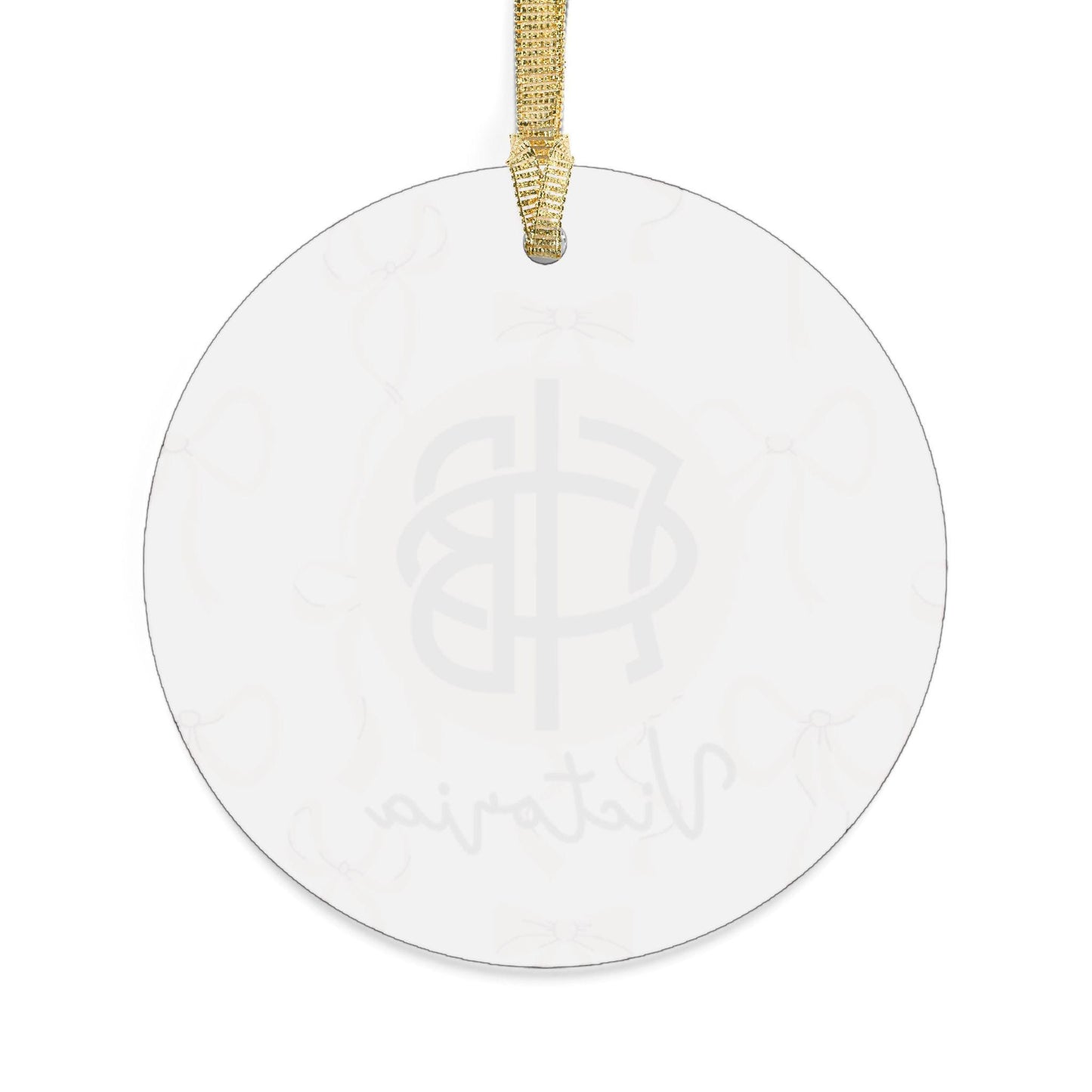 Personalized Gamma Phi Beta Ornament