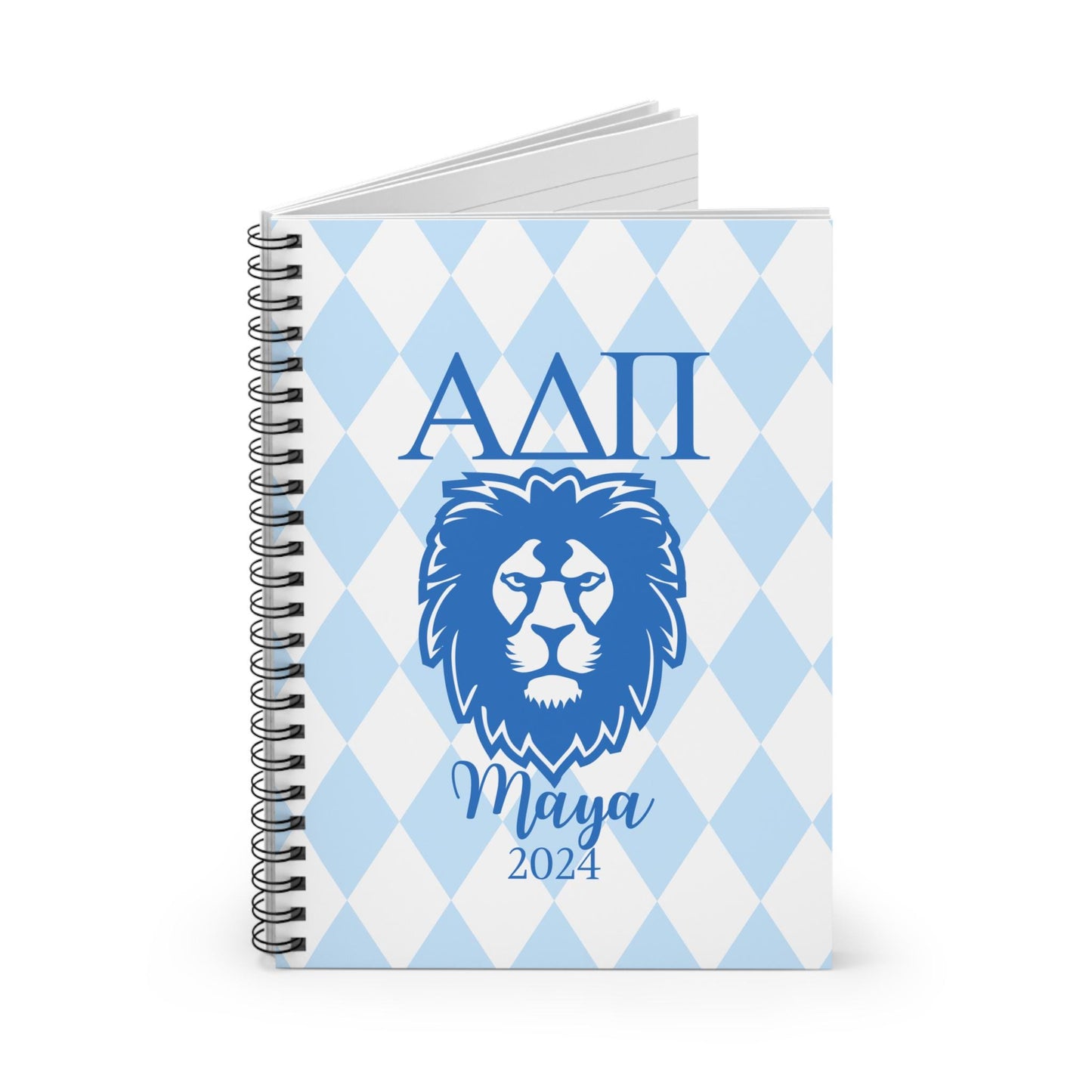 Personalized Alpha Delta Pi Notebook