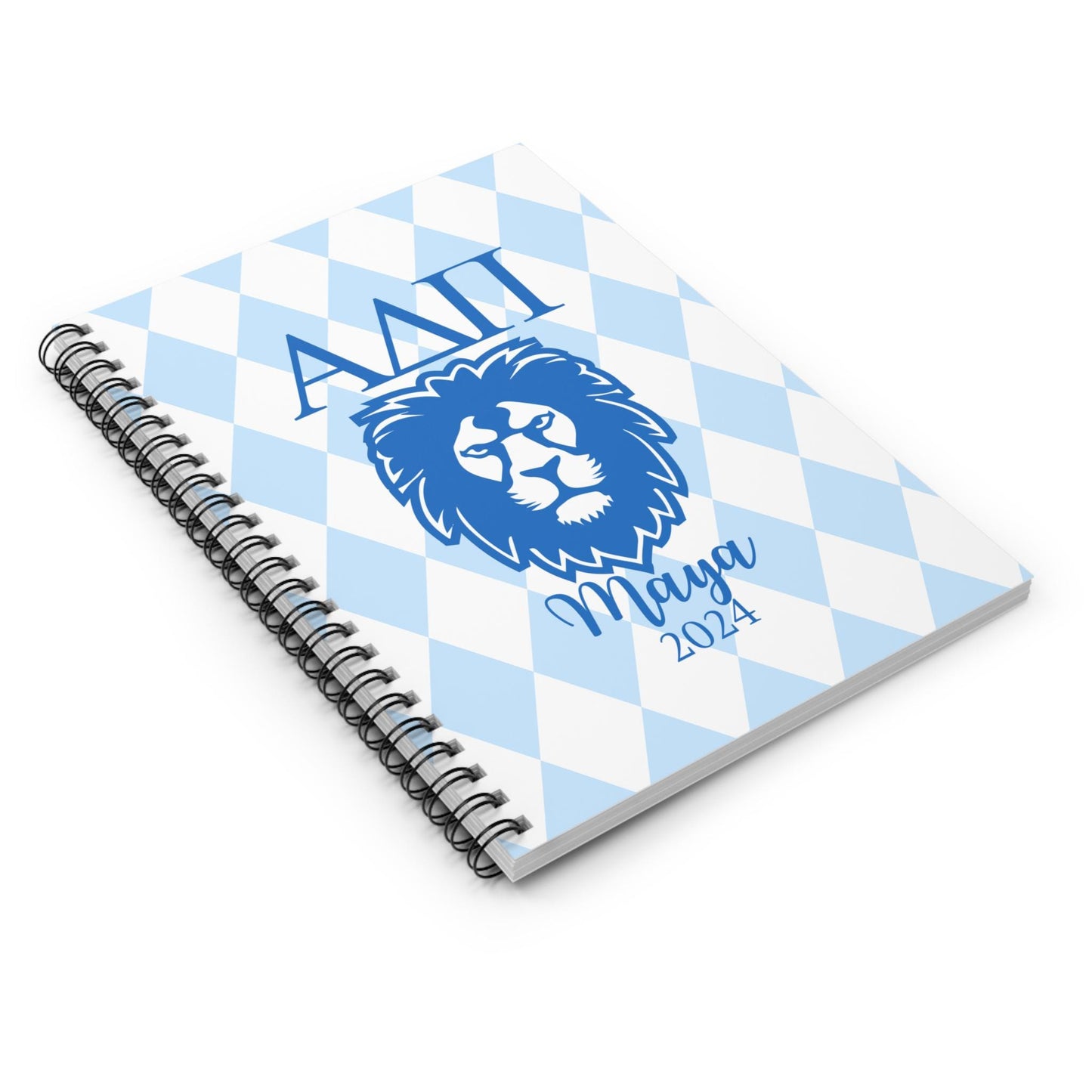 Personalized Alpha Delta Pi Notebook