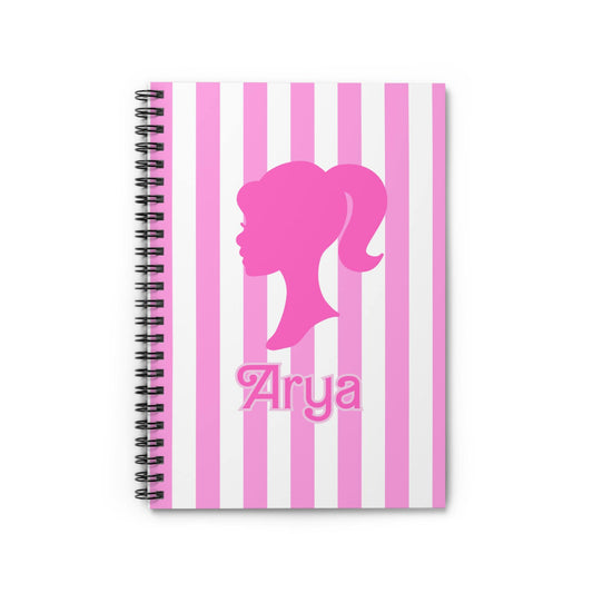 Personalized Barbie Notebook